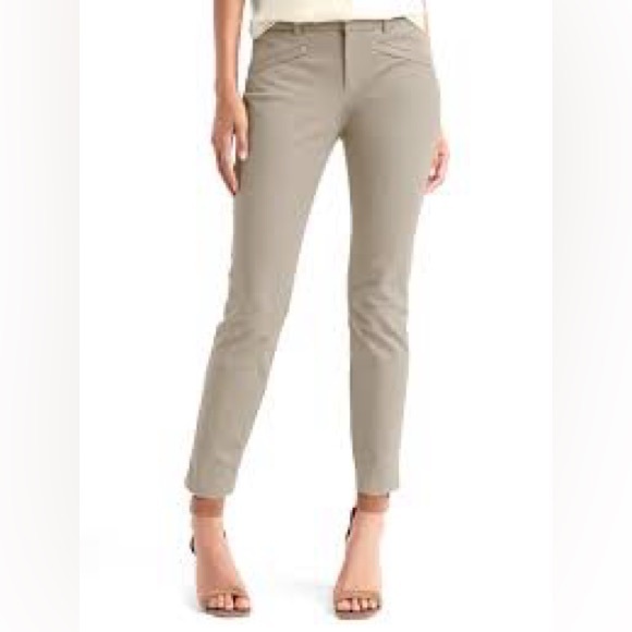 GAP Women's Signature Skinny Ankle Khakis In Khaki Size 14 - Picture 2 of 13